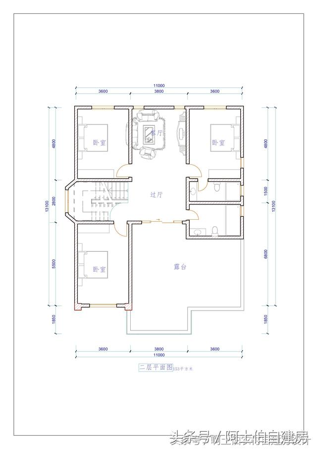 幾款造價15萬左右的二層小洋樓設計方案圖，經濟又實用