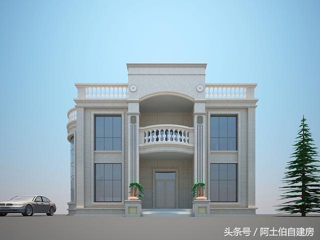 幾款造價15萬左右的二層小洋樓設計方案圖，經濟又實用