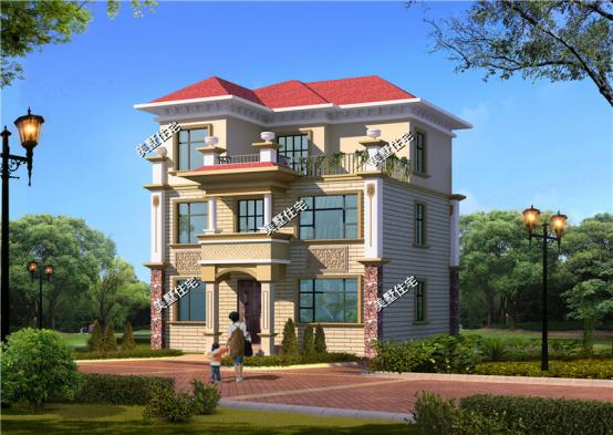 8款顏值爆表的新農(nóng)村樓房設(shè)計(jì)圖，二層、三層都有