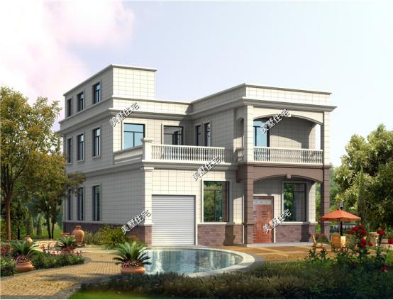 8款顏值爆表的新農(nóng)村樓房設(shè)計(jì)圖，二層、三層都有