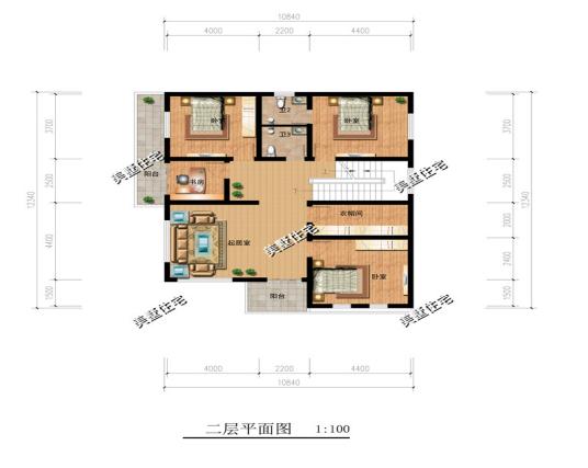 8款顏值爆表的新農(nóng)村樓房設(shè)計(jì)圖，二層、三層都有