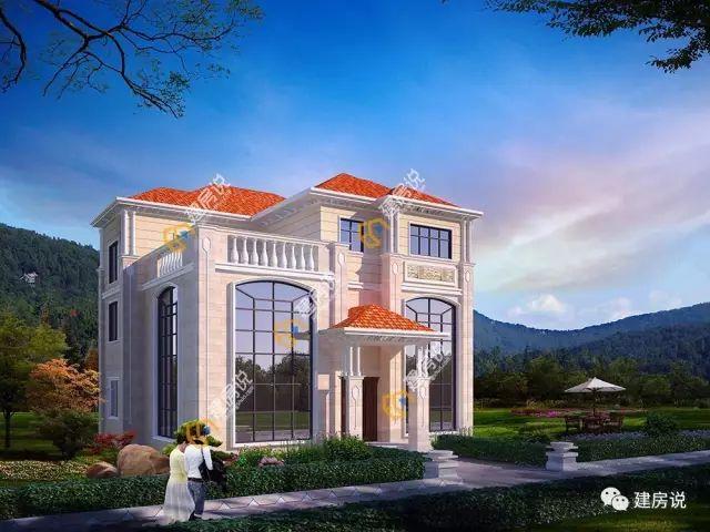 農村蓋房設計大全圖，上百款漂亮別墅效果圖