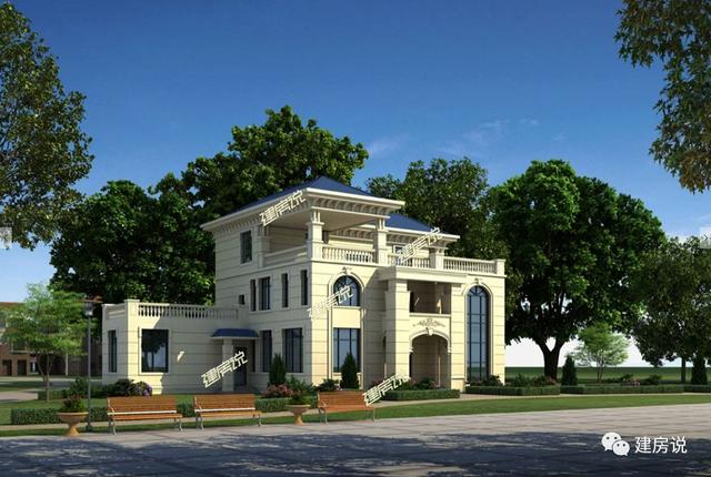 農村蓋房設計大全圖，上百款漂亮別墅效果圖