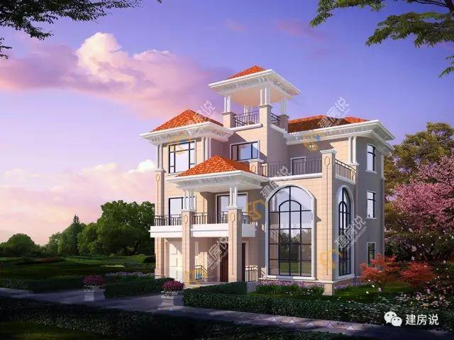 農村蓋房設計大全圖，上百款漂亮別墅效果圖