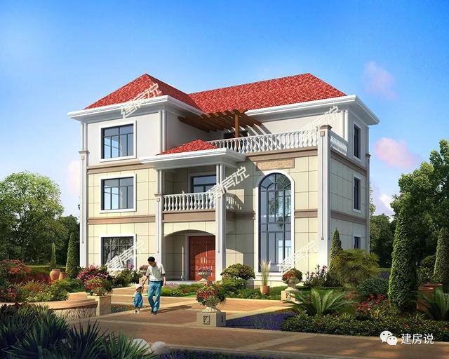 農村蓋房設計大全圖，上百款漂亮別墅效果圖
