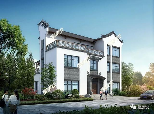 農村蓋房設計大全圖，上百款漂亮別墅效果圖