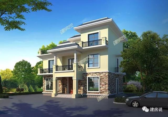 農村蓋房設計大全圖，上百款漂亮別墅效果圖