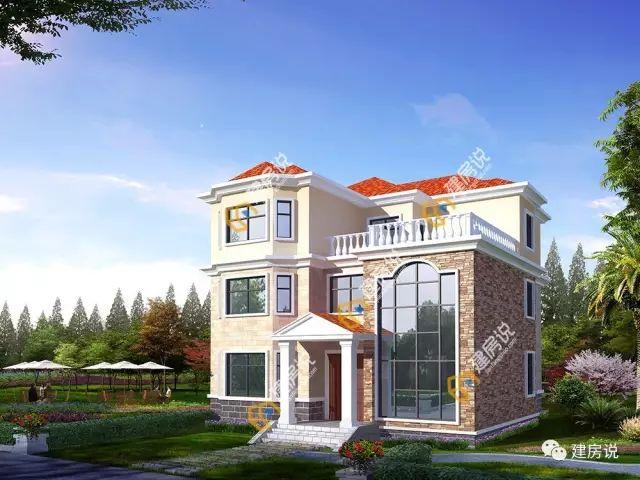 農村蓋房設計大全圖，上百款漂亮別墅效果圖