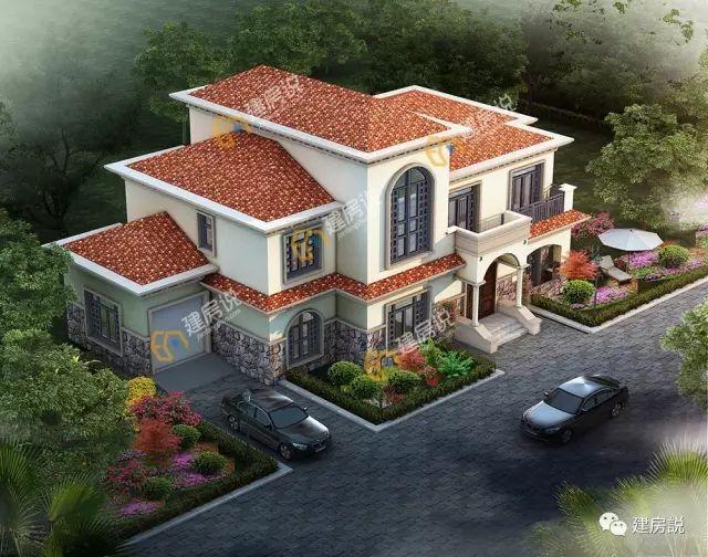 農村蓋房設計大全圖，上百款漂亮別墅效果圖