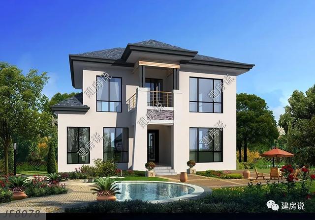 農村蓋房設計大全圖，上百款漂亮別墅效果圖