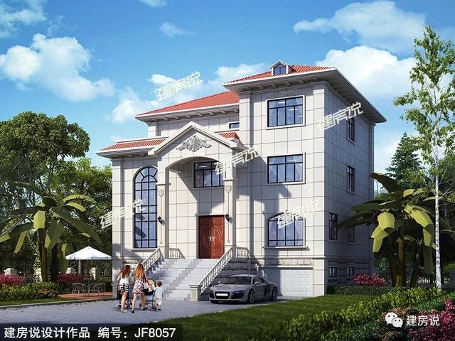 農村蓋房設計大全圖，上百款漂亮別墅效果圖