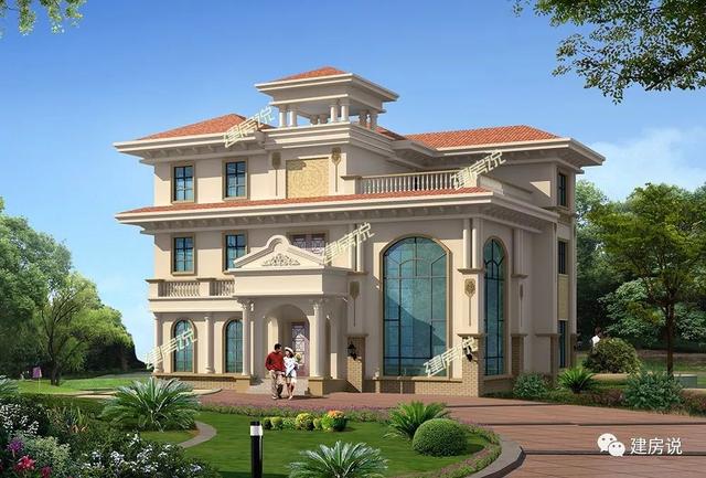 農村蓋房設計大全圖，上百款漂亮別墅效果圖