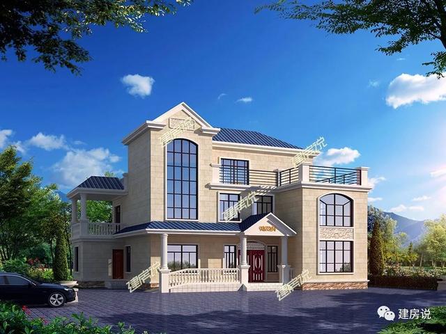 農村蓋房設計大全圖，上百款漂亮別墅效果圖
