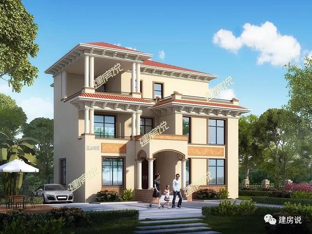 農村蓋房設計大全圖，上百款漂亮別墅效果圖