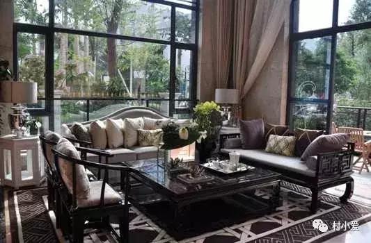 16x16m二層歐式小別墅方案圖，大落地窗+挑空客廳