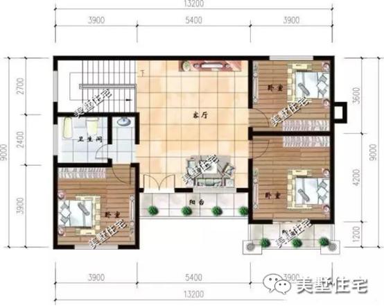 3款經濟、實用的二層住宅方案圖，適合農村老百姓建