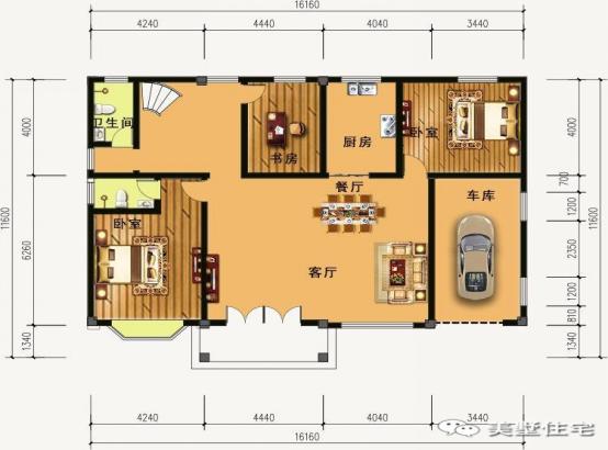 3款經濟、實用的二層住宅方案圖，適合農村老百姓建