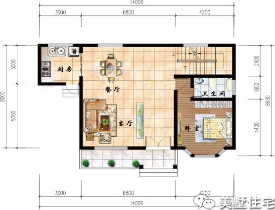 3款經濟、實用的二層住宅方案圖，適合農村老百姓建