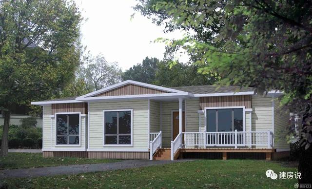 農村蓋一層平房設計圖大全，一層也能蓋出別墅型