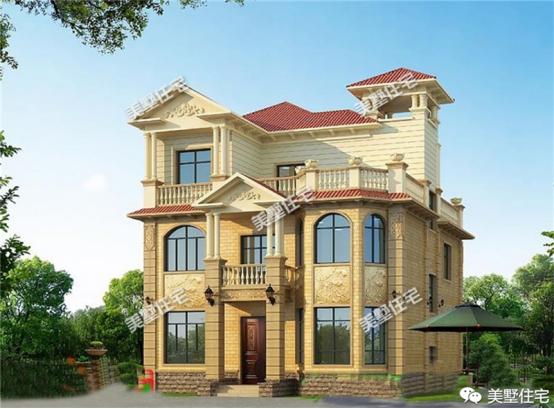 15款農村三層蓋房設計圖片，每套都有亮點