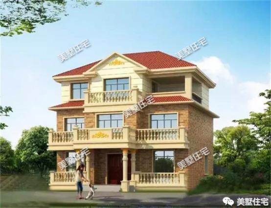 15款農村三層蓋房設計圖片，每套都有亮點