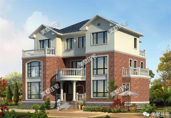 15款農村三層蓋房設計圖片，每套都有亮點