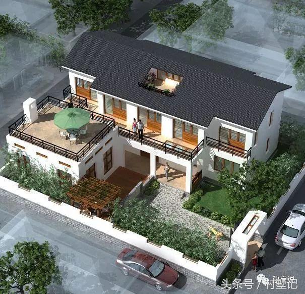 15棟四合院效果圖，中國傳統建筑100年不過時