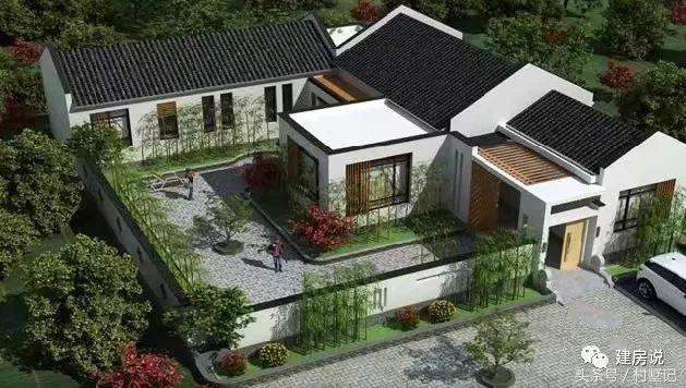 15棟四合院效果圖，中國傳統建筑100年不過時