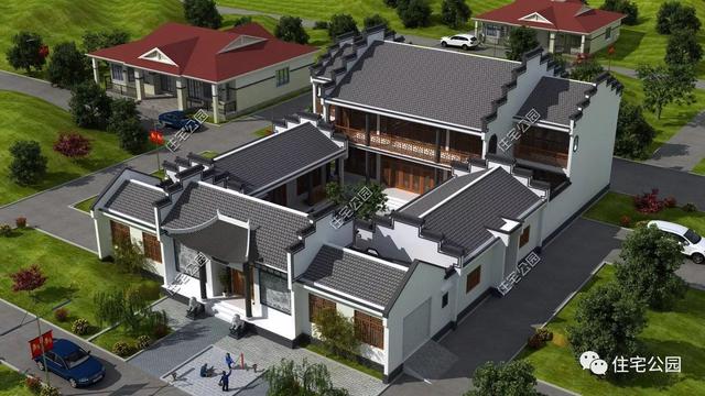 四合院戶型方案圖大全，徽派四合院PK北式四合院