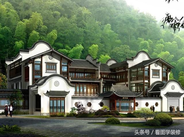 農村四合院房屋設計效果圖大全，美不美看了再說
