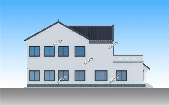 13X18米的農(nóng)村二層中式四合院方案戶型圖，農(nóng)村自建比較好