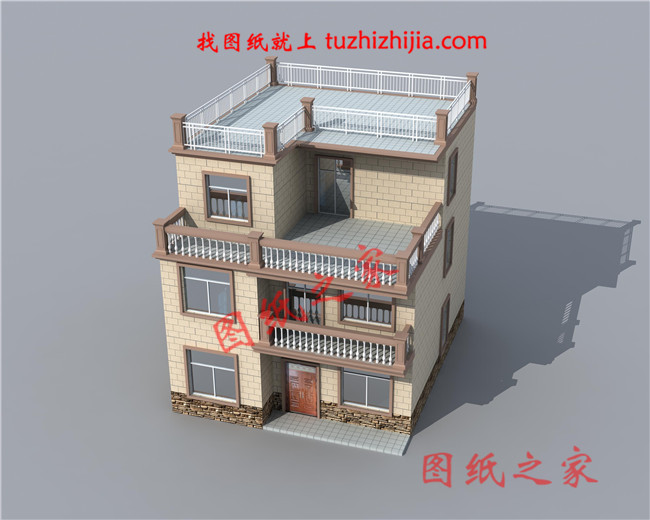 農(nóng)村120平米三間三層樓房設(shè)計(jì)圖紙,農(nóng)村理想住房設(shè)計(jì)圖