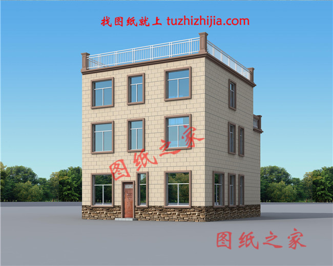 農(nóng)村120平米三間三層樓房設(shè)計(jì)圖紙,農(nóng)村理想住房設(shè)計(jì)圖