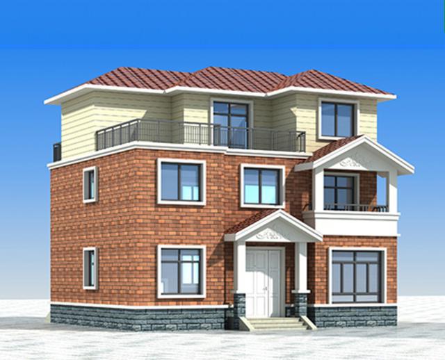 11*10米歐式二層半小別墅設計方案圖，附施工案例實拍照