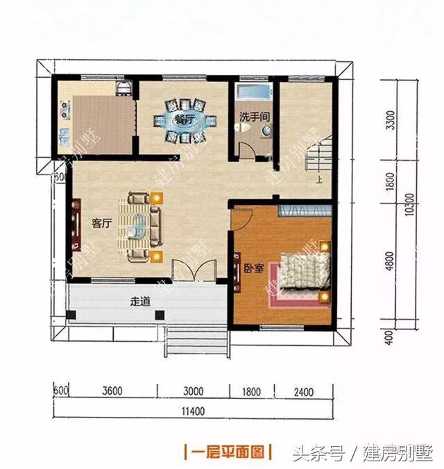 20萬自建鄉村田園二層小別墅，附方案圖和完工實景圖