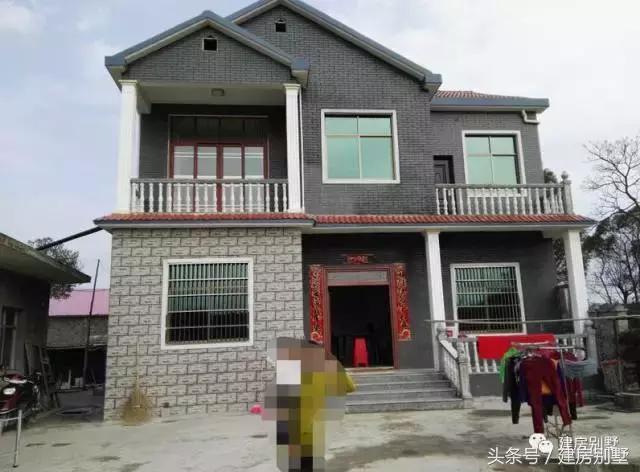 20萬自建鄉村田園二層小別墅，附方案圖和完工實景圖