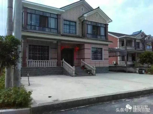 20萬自建鄉村田園二層小別墅，附方案圖和完工實景圖