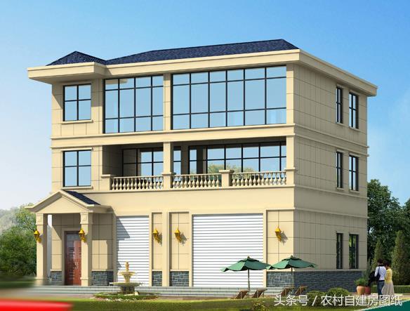 6款帶商鋪農村自建房設計方案圖，既能住又能出租