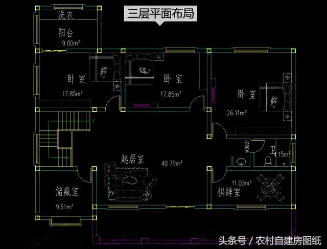 6款帶商鋪農村自建房設計方案圖，既能住又能出租