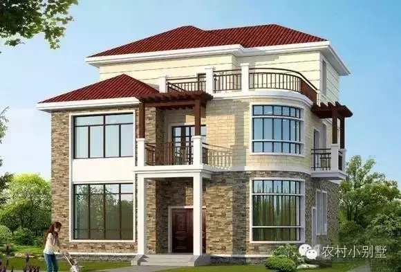 9套造價30萬左右的新農村小別墅設計圖分享！