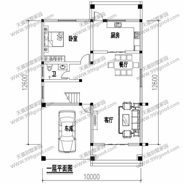3套農村別墅設計圖，經濟造價打造二層別樣小戶型！