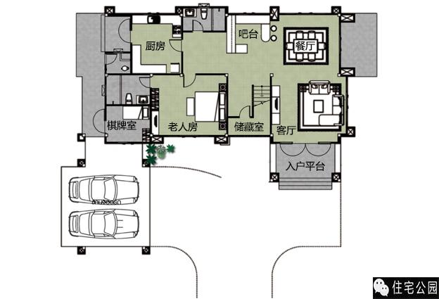 農(nóng)村建別墅，車庫這樣設計更合理！