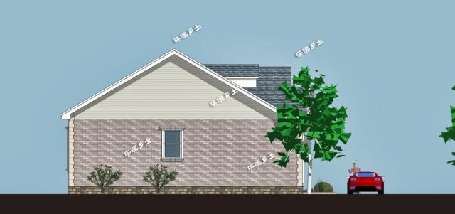 單層美式鄉間小別墅，超富層次感，精致不浮夸