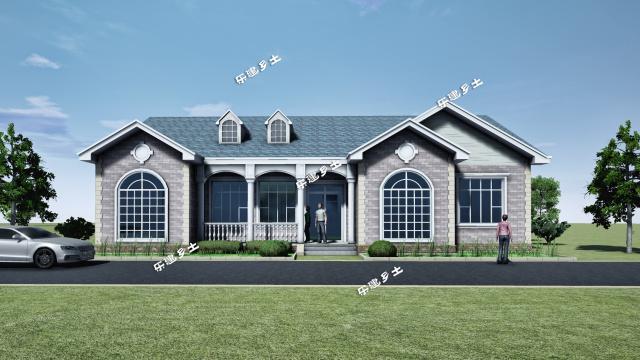 單層美式鄉間小別墅，超富層次感，精致不浮夸