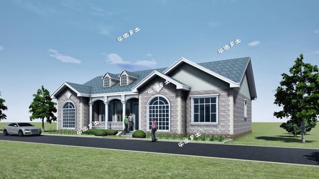 單層美式鄉間小別墅，超富層次感，精致不浮夸