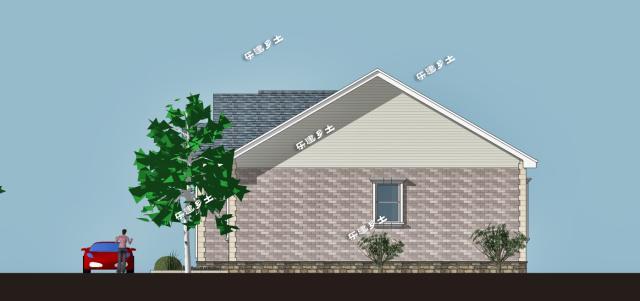 單層美式鄉間小別墅，超富層次感，精致不浮夸