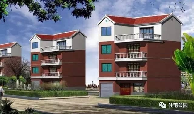 10套農村自建房2、3層戶型，占地面積不過百，家家戶戶住新房