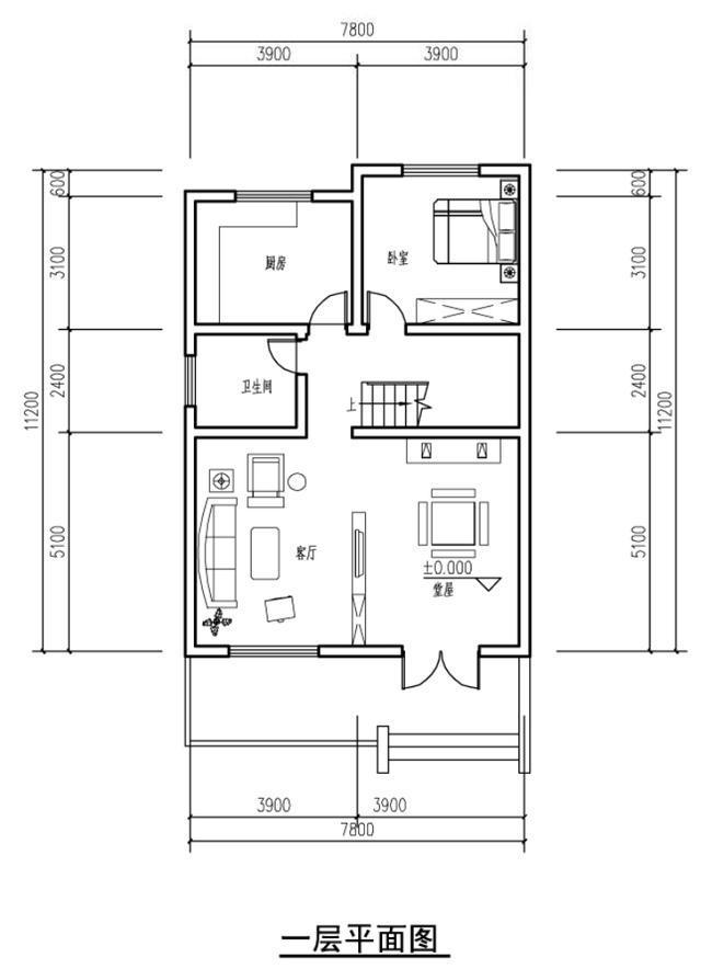7.8米寬農村別墅戶型兩套，堂屋和客廳怎么選？