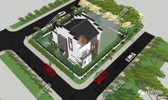 8.4米小面寬戶型設計，3層實用型徽派別墅經典宜居，含全圖！