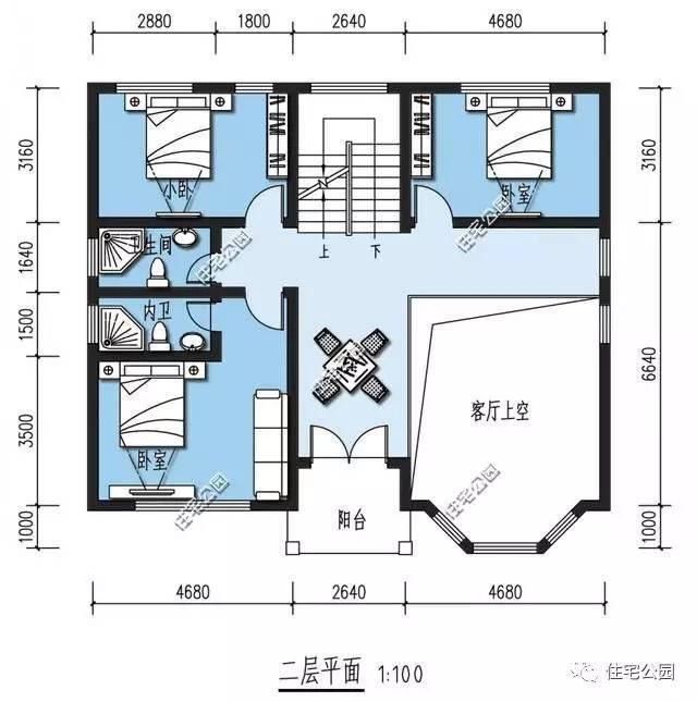 6套新農村別墅，全帶挑空客廳，建到村里夠有面么？